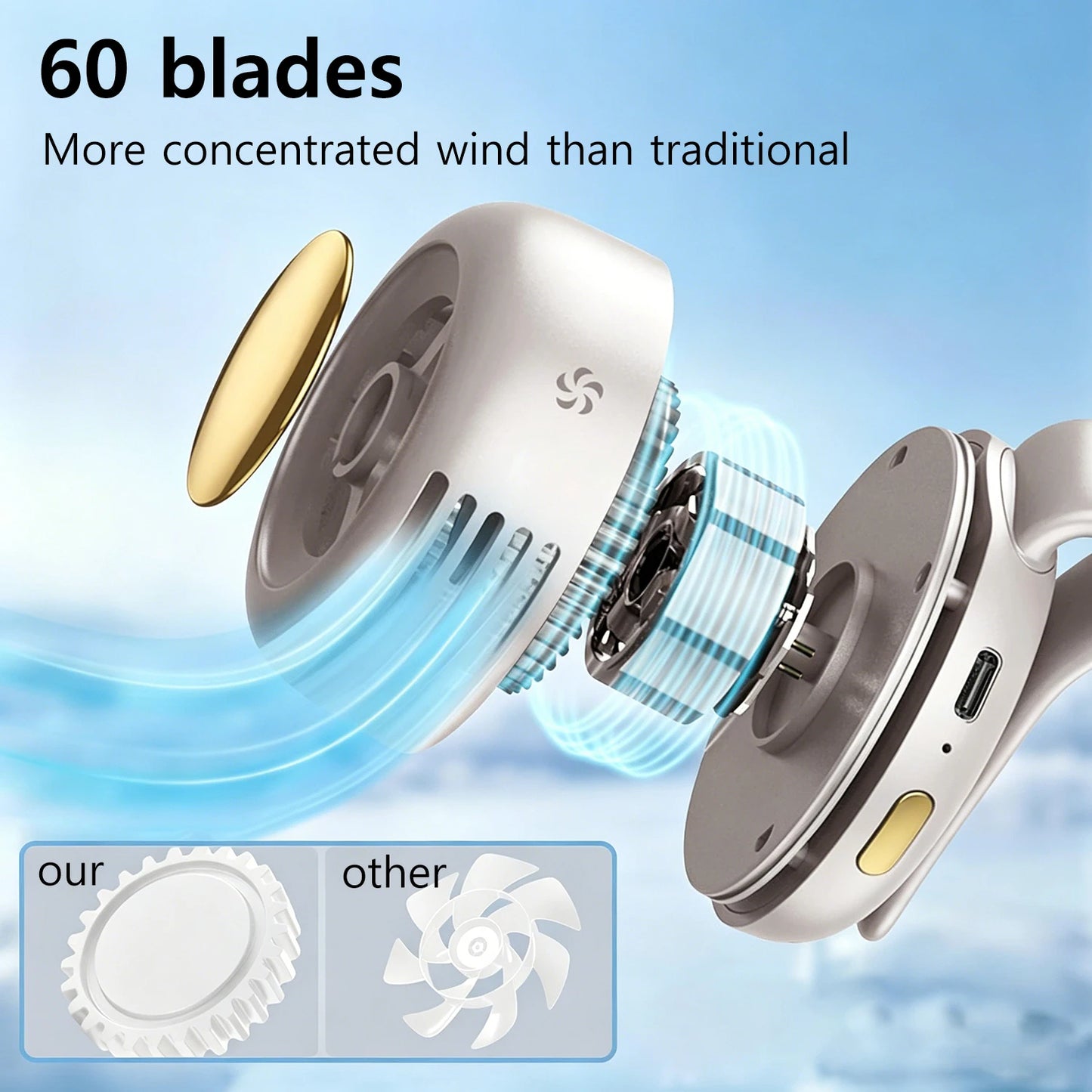 BreezeClip™ Portable Cooling Fan